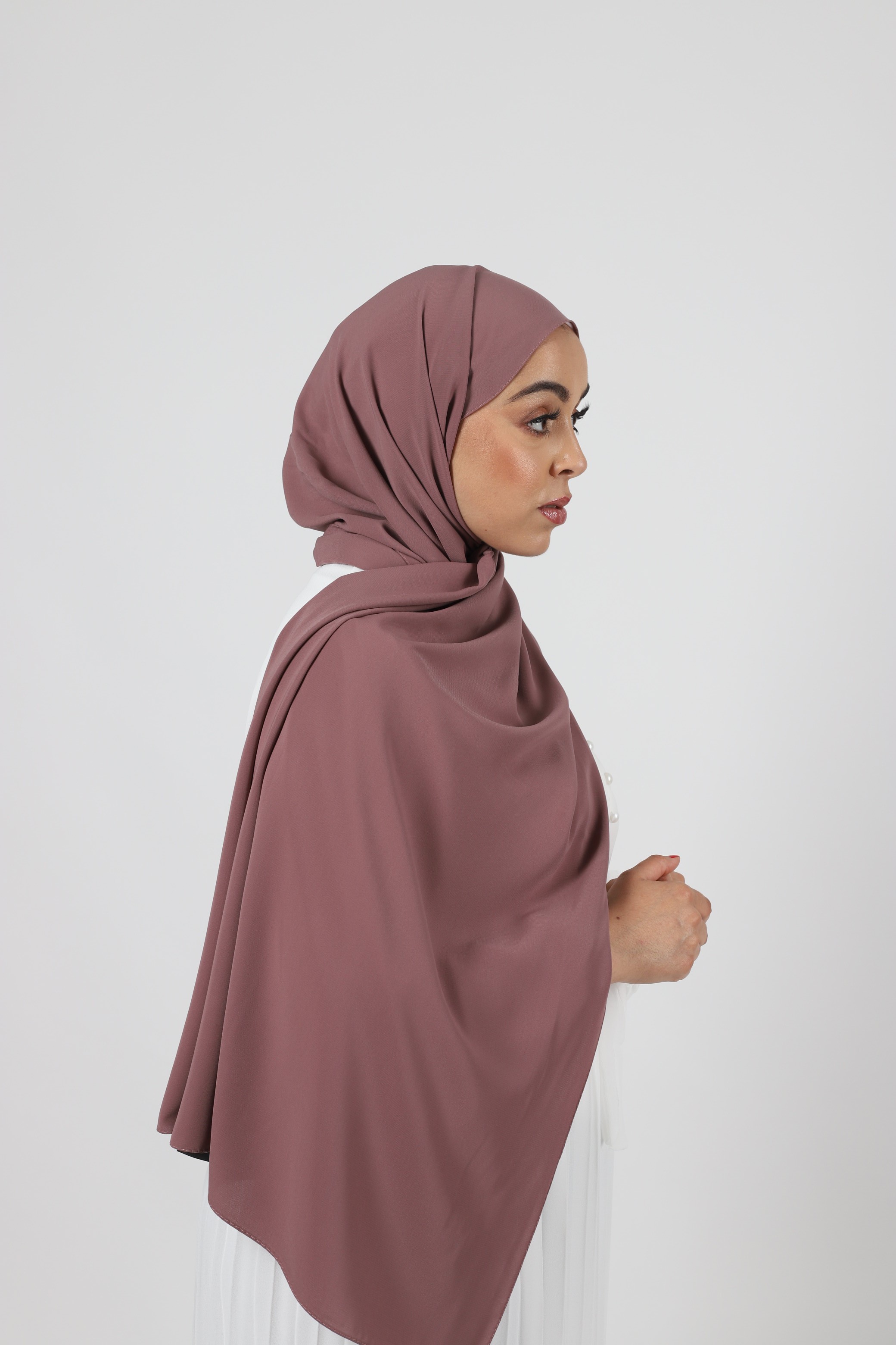 Hijab soie de medine violine