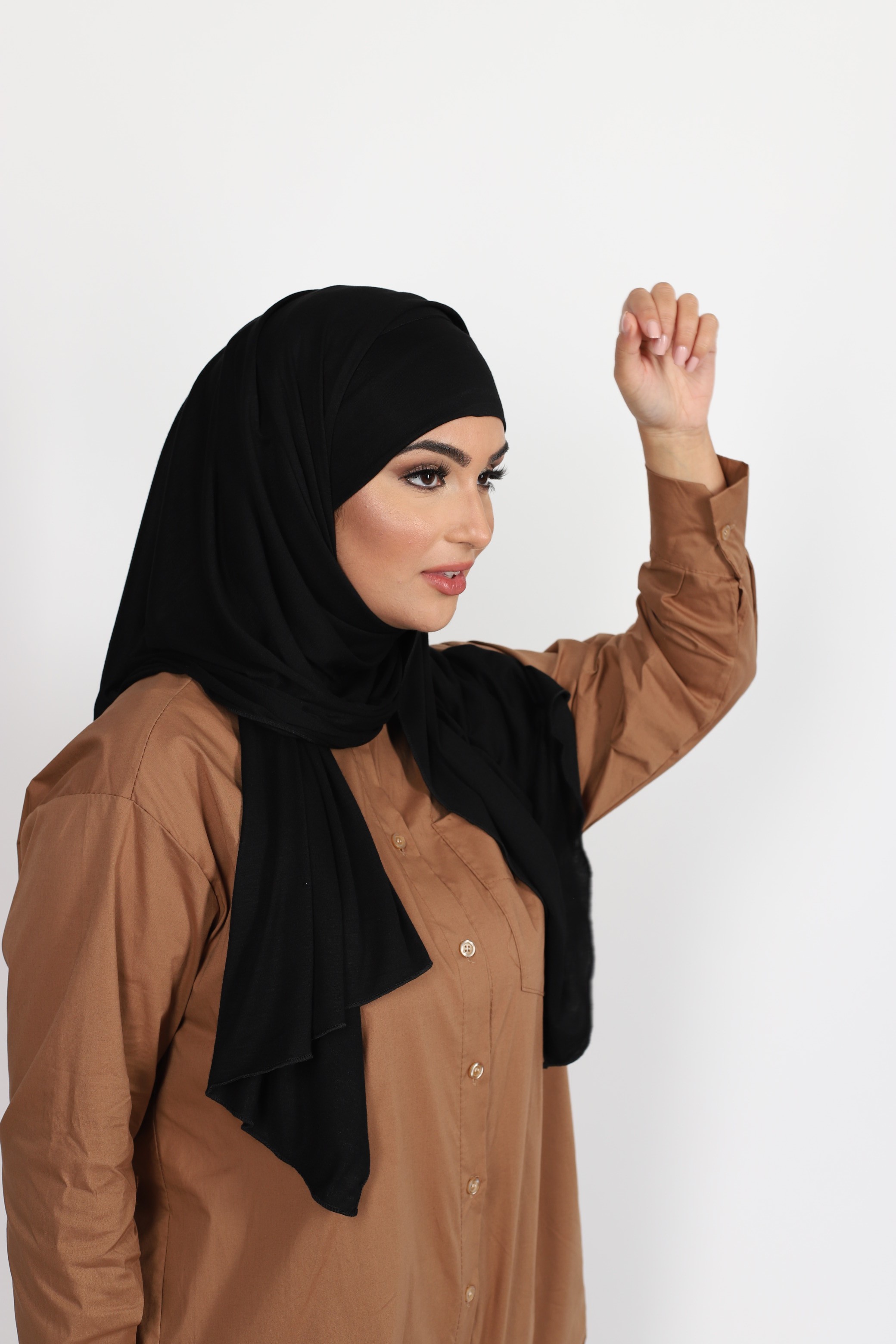 Hijab a enfiler noir