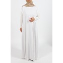 Under abaya - basic blanche