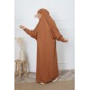 One piece jilbab with lycra sleeves