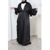 Abaya set black jade