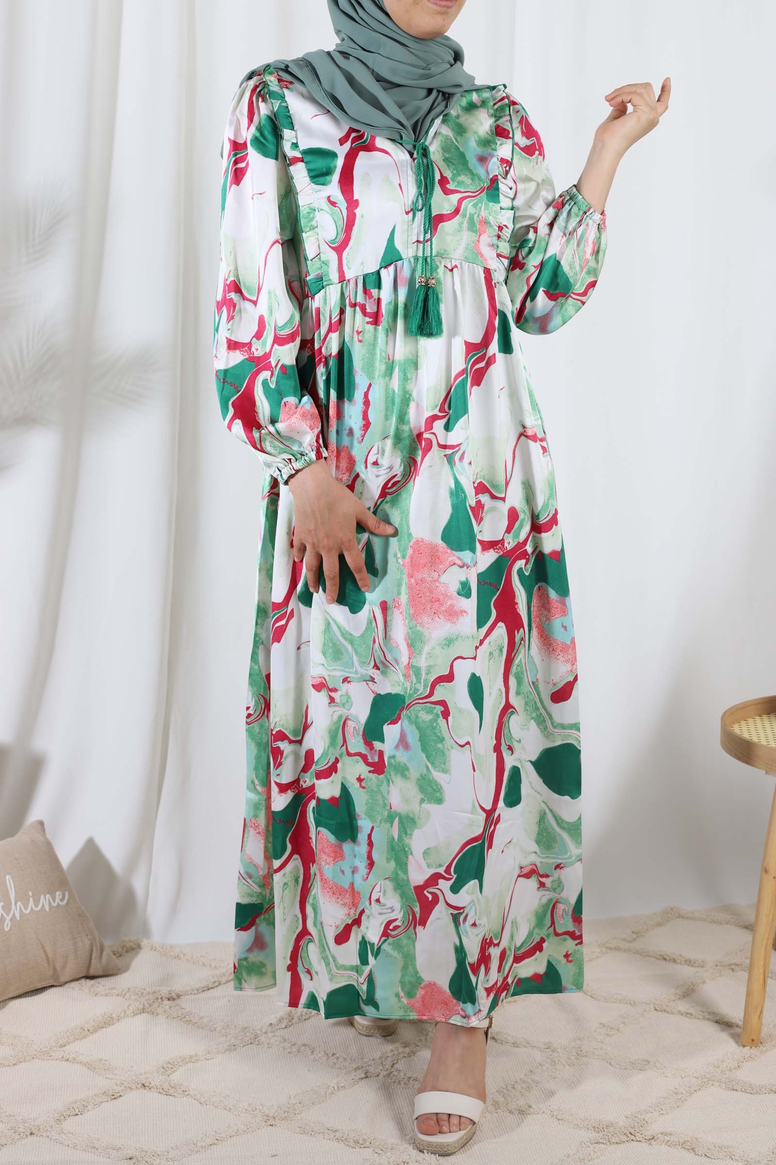 Robe longue forest
