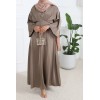 Taupe ceremonial dress