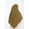 Hijab mousseline plissé