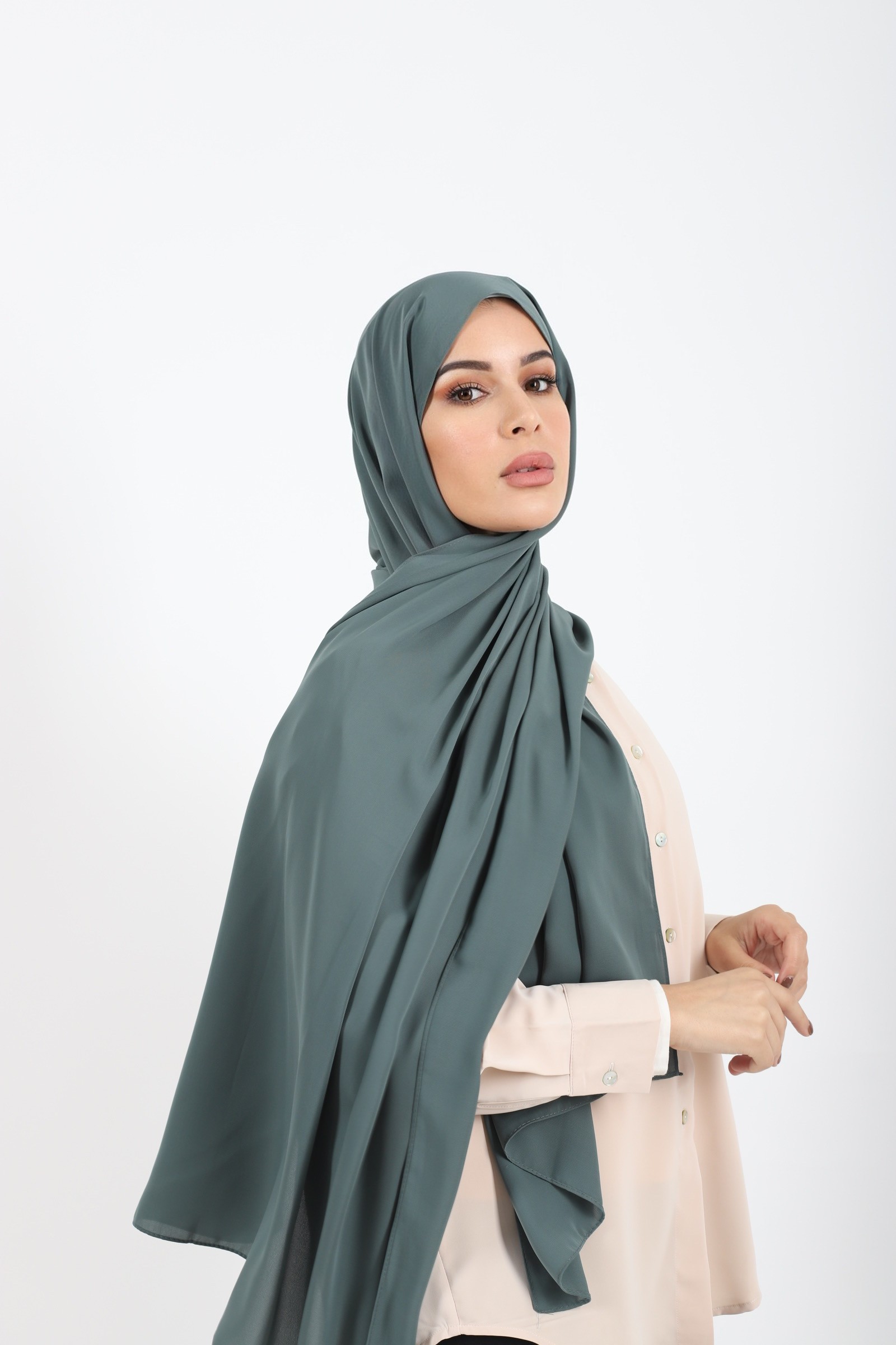Hijab en soie luxe
