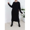 Long ribbed pullover