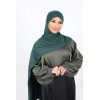 Hijab quick to put pine green