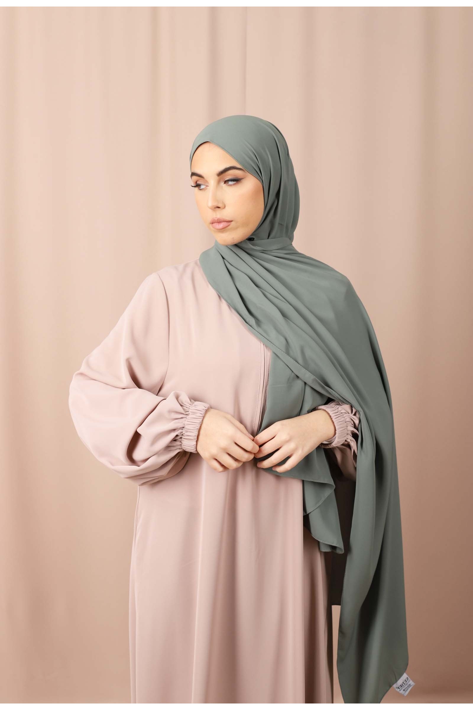 Hijab Soie de Médine amande