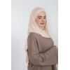 Sequined slip-on hijab