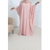 Abaya farasha rose soie de medine