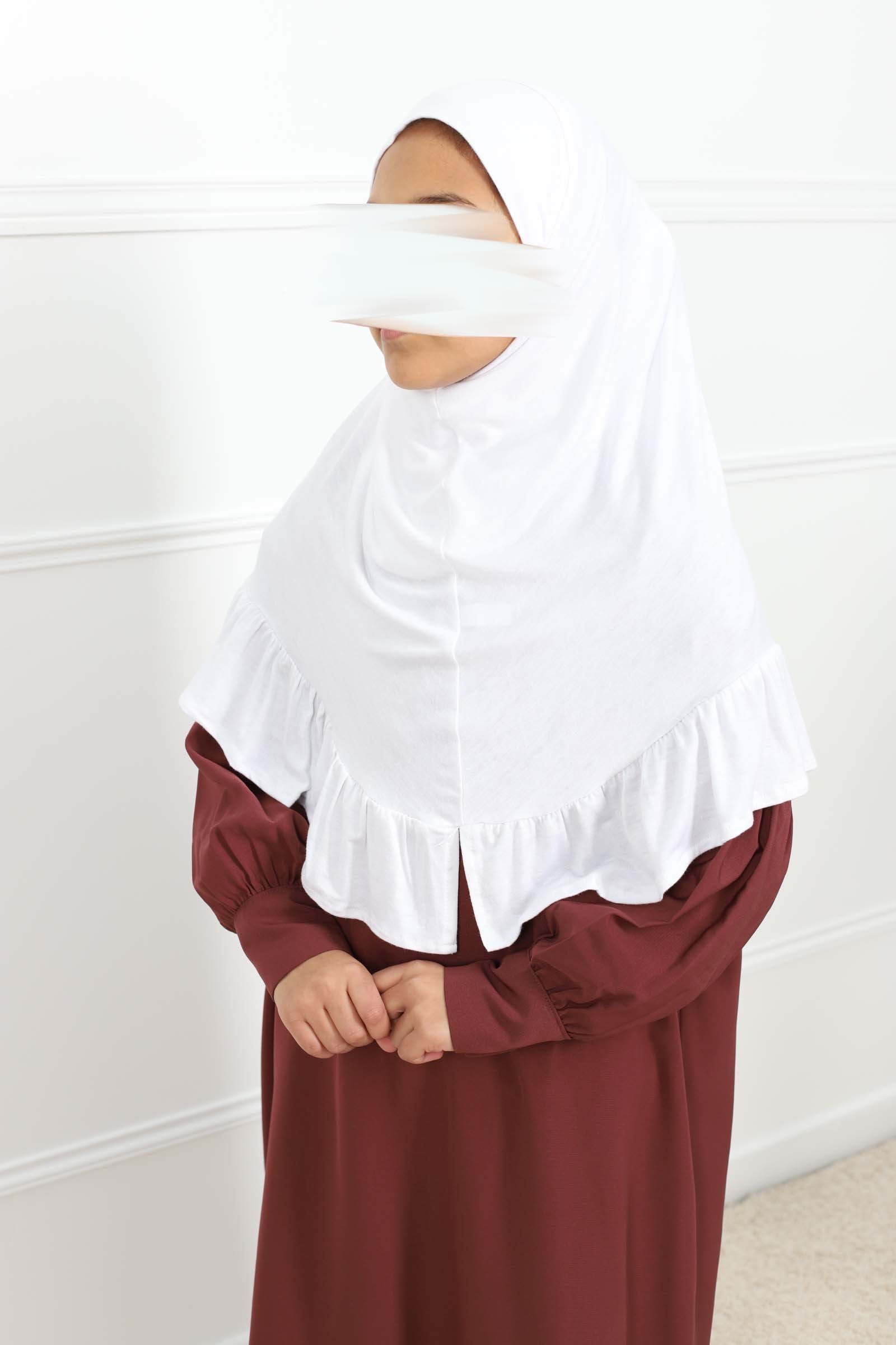 Hijab à enfiler petite fille