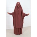 Jilbab two pieces lycra sleeves