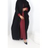 Abaya Bahraini SEYA burgundy