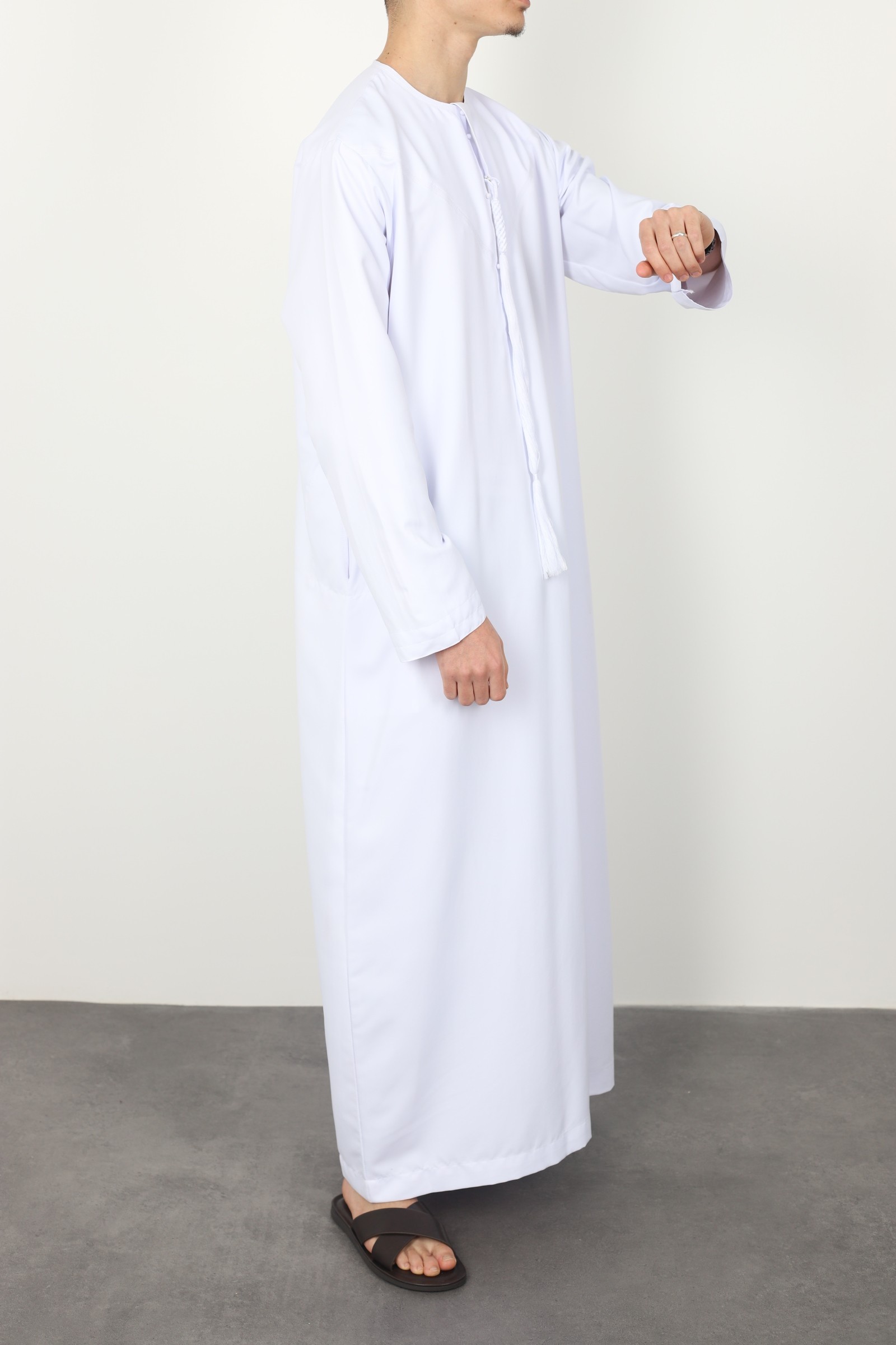 Qamis Emirati Uthman blanc