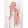 Hijab à enfiler mousselinerose