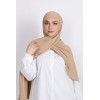 Hijab enfilable beige