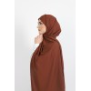 Hijab enfilable terracota